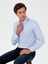 Erkek Mavi Slim Fit Uzun Kollu Gömlek 50257192-VR036 7