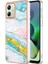 Motorola Moto G54 5g Yumuşak Tampon Ince Tpu Koruma Mermer (Yurt Dışından) 1