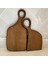 2'li Ahşap Sunum ve Kesme Tahtası, Dekoratif Ahşap Ceviz 2