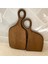 2'li Ahşap Sunum ve Kesme Tahtası, Dekoratif Ahşap Ceviz 4