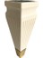 Kule Desenli 18CM Krem Plastik Ayak Mobilya Masa ve Dolap Ayağı(Krem Altın 18CM) 1