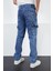 Baggy Rahat Kesim Kot Jean Kargo Pantolon 2407009 5