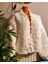 Beyaz Puffy Polar Chunky Hırka Ceket Beyaz / Standart 1