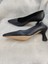 Balss-Kadın Alçak Topuk Kadeh Ökçe Stiletto - Siyah - 40 4