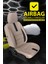 Smart Fortwo Uyumlu Bej Oto Koltuk Araba Kılıfı. 4