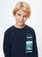 Lcw Kids Rahat Kalıp Bisiklet Yaka Baskılı Erkek Çocuk Sweatshirt 1