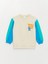Lcw Baby Bisiklet Yaka Baskılı Erkek Bebek Sweatshirt 3