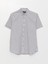Lcwaıkıkı Classic Regular Fit Kısa Kollu Ekose Oxford Erkek Gömlek 1
