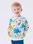 Lcw Baby Bisiklet Yaka Baskılı Erkek Bebek Sweatshirt 1
