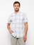Lcwaıkıkı Classic Regular Fit Kısa Kollu Ekose Poplin Erkek Gömlek 1