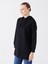 Lcw Modest Kapüşonlu Düz Uzun Kollu Kadın Sweatshirt Tunik 2