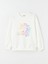 Lcw Kids Bisiklet Yaka Baskılı Uzun Kollu Kız Çocuk Sweatshirt 1
