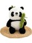 Bambu Panda Peluş Oyuncak Sevimli Yastık Bambu Bebek Simülasyon Panda Bebek (Yurt Dışından) 1