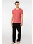 V Yaka T-Shirt ve Cepli Pijama Takım, %50 Pamuk %50 Modal 1