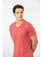V Yaka T-Shirt ve Cepli Pijama Takım, %50 Pamuk %50 Modal 3