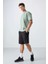 Tommy Lıfe Siyah Pamuklu Kalın Yumuşak Dokulu Comfort Fit Basic Erkek Şort - 81260 1