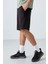 Tommy Lıfe Siyah Pamuklu Kalın Yumuşak Dokulu Comfort Fit Basic Erkek Şort - 81260 3