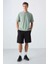 Tommy Lıfe Siyah Pamuklu Kalın Yumuşak Dokulu Comfort Fit Basic Erkek Şort - 81260 4