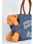 Teddy Ayıcık Detaylı Omuz Çantası Mavi 17587 4