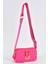 Kadın Kolon Omuz Askılı Silikon Çapraz Çanta Pembe 26398 2