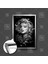 Marilyn Monroe Kelebek Hollywood Yıldızı Sarışın Çerçeveli Dikey Kanvas Tablo 4