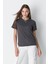 Bisiklet Yaka Kısa Kol 2'li Basic T-Shirt 960 Çağla/füme 3