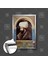 Fatih Sultan Mehmet Osmanlı Padişah Çerçeveli Dikey Kanvas Tablo 4