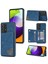 Seashell Digital Samsung Galaxy A52 4G/5G/A52S Için 5g Hat Çizgi Ekleme Iyi Korumalı Kart Cep Kickstand Fonksiyonu Pu Deri Telefon Kapağı Case-Wine Kırmızı (Yurt Dışından) 1