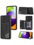 Seashell Digital Samsung Galaxy A52 4G/5G/A52S Için 5g Hat Çizgi Ekleme Iyi Korumalı Kart Cep Kickstand Fonksiyonu Pu Deri Telefon Kapağı Case-Wine Kırmızı (Yurt Dışından) 1