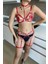 Mulvxjrt JRT02 Iç Giyim Kırmızı Deri Harness Takım (Mulvix) 2