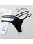 Mulvxlio LIN02 Büyük Beden Siyah String Bato Külot (Mulvix) 2