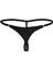 Mulvxlio LIN02 Halkalı Mini Siyah Kadın G String (Mulvix) 2