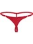 Mulvxlio LIN02 Halkalı Mini Büyük Beden Kırmızı G String (Mulvix) 2