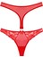 Mulvxlio LIN02 Büyük Beden Kırmızı String Bato Külot (Mulvix) 1