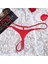 Mulvxlio LIN02 Halkalı Mini Büyük Beden Kırmızı G String (Mulvix) 1