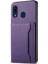 Samsung Galaxy A20 / A30 Kickstand Kılıf Kart Yuvalı Tpu+Pc+Pu Telefon Kapağı (Yurt Dışından) 1