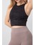 Seamless Zebra Desenli Halter Yaka Spor Sütyen 1