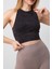 Seamless Zebra Desenli Halter Yaka Spor Sütyen 2