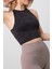 Seamless Zebra Desenli Halter Yaka Spor Sütyen 3