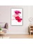 Pembe Kırmızı Oje Şişesi Makyaj Kanvas Tablo 1