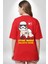 Star Wars My First Trip To Kırmızı Oversize Kadın Erkek Ön ve Sırt Baskılı T-Shirt 2