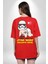Star Wars My First Trip To Kırmızı Oversize Kadın Erkek Ön ve Sırt Baskılı T-Shirt 4