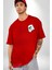 Star Wars My First Trip To Kırmızı Oversize Kadın Erkek Ön ve Sırt Baskılı T-Shirt 5