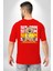 Yeni Umut Kırmızı Oversize Kadın Erkek Ön ve Sırt Baskılı T-Shirt 4
