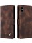 Iphone Xr Için Flip Case Cüzdan Kapak Darbeye Deri Kılıf Basit (Yurt Dışından) 1