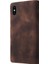 Iphone Xr Için Flip Case Cüzdan Kapak Darbeye Deri Kılıf Basit (Yurt Dışından) 5
