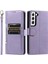 Samsung Galaxy S22 Artı Pu Deri Cüzdan Kickstand 6 Kart Için Flip Case (Yurt Dışından) 1