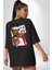 Jimmy Butler Basketbol Siyah Oversize Kadın Erkek Ön ve Sırt Baskılı T-Shirt 3