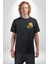 Simpson Metalica Bart Rock Siyah Oversize Kadın Erkek Ön ve Sırt Baskılı T-Shirt 5