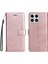Onur X8 5g Iş Cüzdan Telefon Kılıfı Için Flip Case Klasik Düz Renk (Yurt Dışından) 1